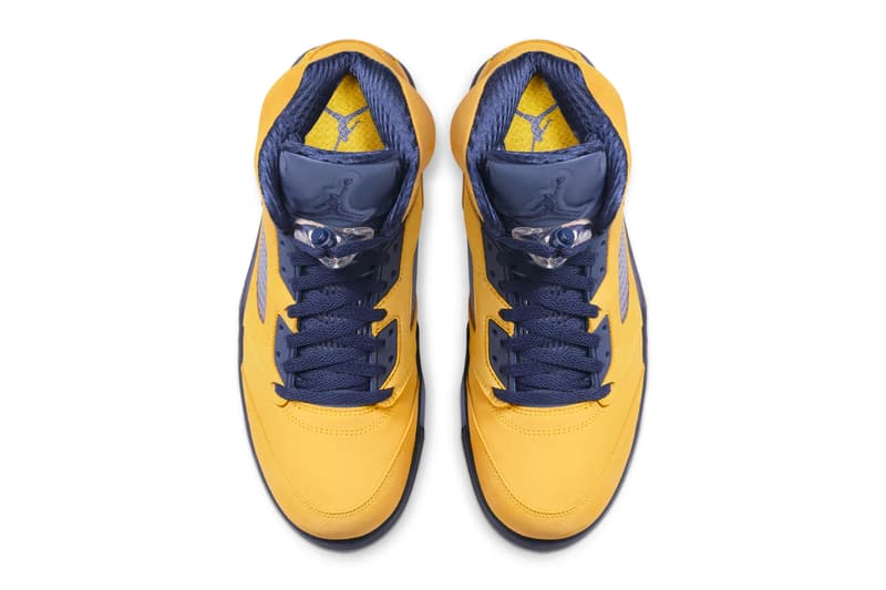 Air Jordan 5 Michigan Inspire Release Hypebeast