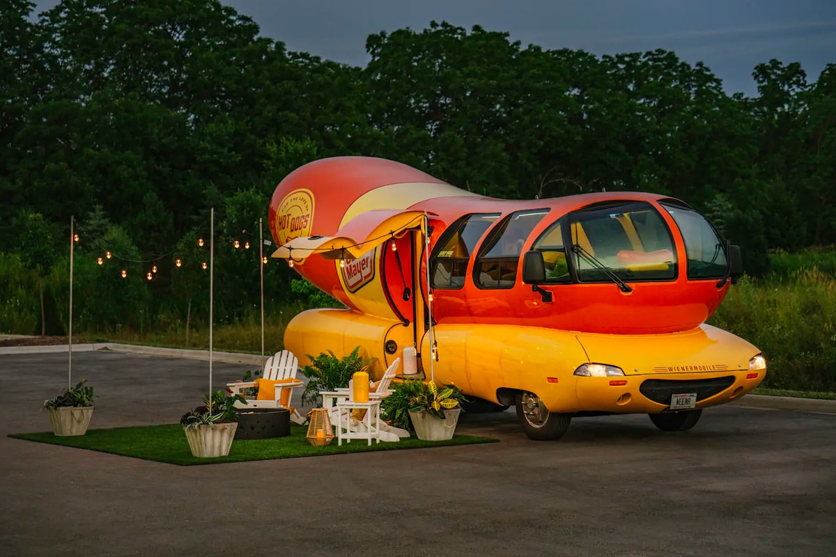 Oscar Mayer Weinermobile Chicago Airbnb hot dog stay listing book now national hot dog day Sun’s Out, Buns Out price info 