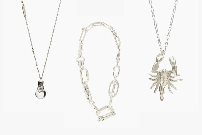 AMBUSH Drops Three Avant-Garde Silver Necklaces