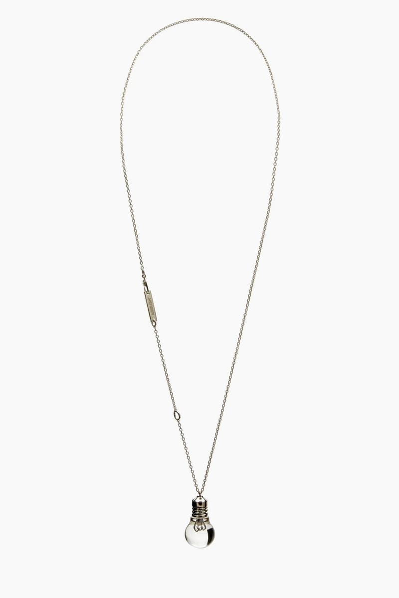 AMBUSH Carabiner Scorpion Lightbulb Silver Necklace Info