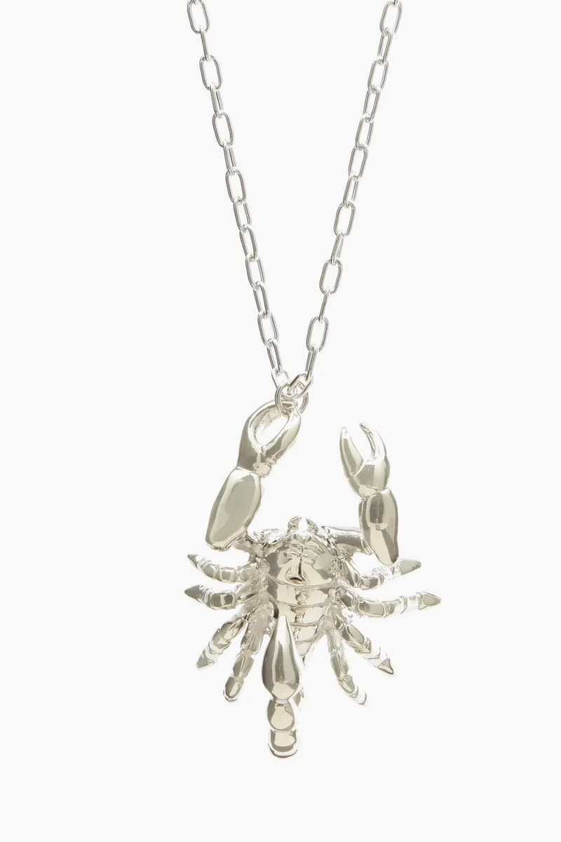 AMBUSH Carabiner Scorpion Lightbulb Silver Necklace Info