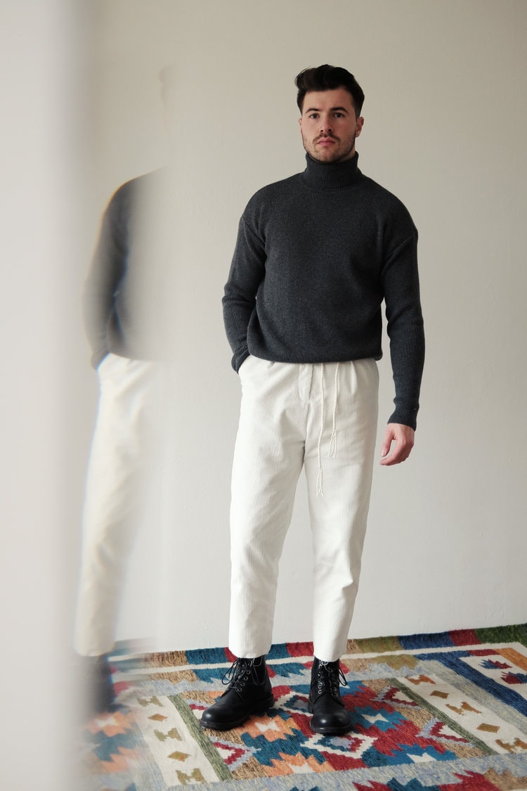 An Irrational Element Fall/Winter 2019 Collection "005" Ukrainian Based Italian Japanese English Fabrics Korean Japan Stockists Lookbook Staples Sustainable Clothing Brand