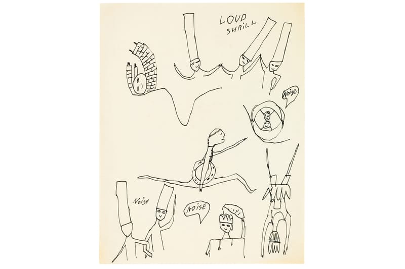 Andy Warhol's Childlike Drawings on Display in NYC