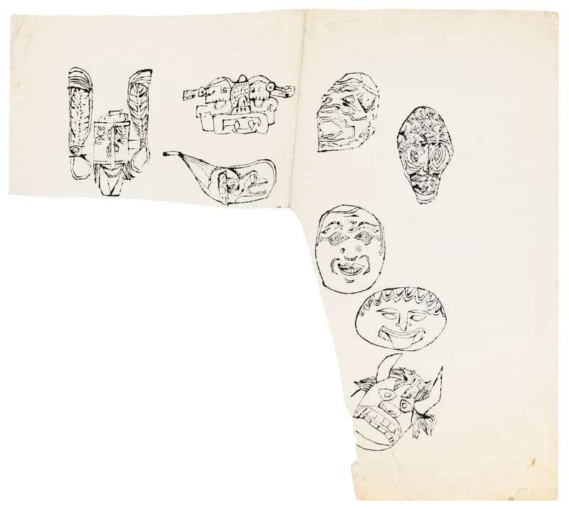 andy warhol the house that went to town galerie bucholz exhibition artworks drawings prints