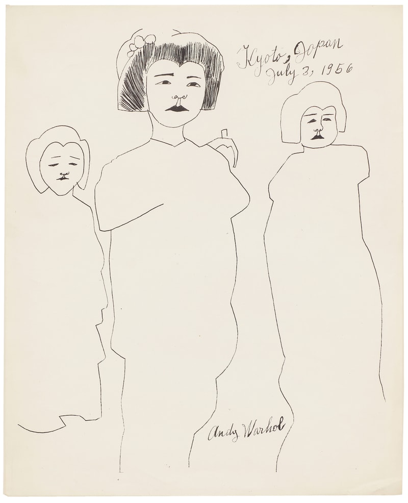 andy warhol the house that went to town galerie bucholz exhibition artworks drawings prints