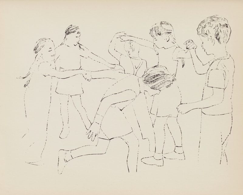 andy warhol the house that went to town galerie bucholz exhibition artworks drawings prints