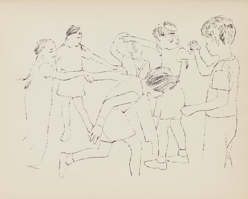 andy warhol the house that went to town galerie bucholz exhibition artworks drawings prints