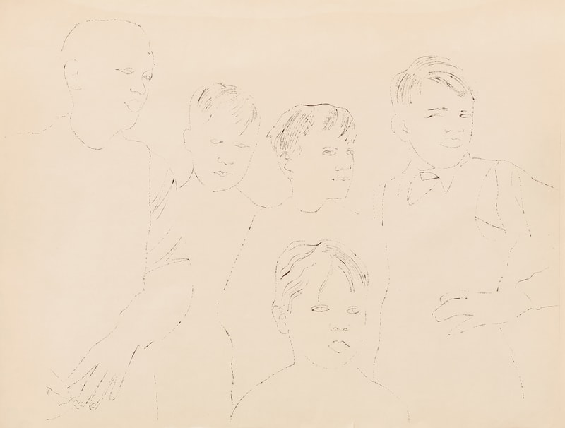 andy warhol the house that went to town galerie bucholz exhibition artworks drawings prints