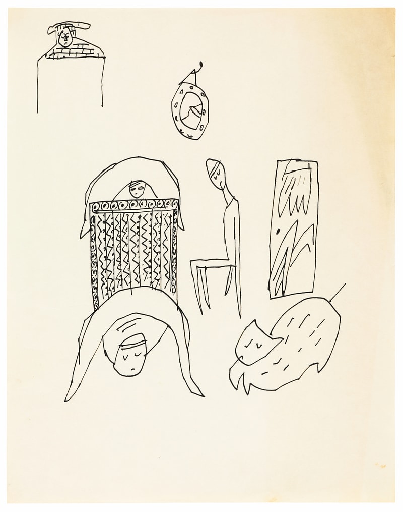 andy warhol the house that went to town galerie bucholz exhibition artworks drawings prints