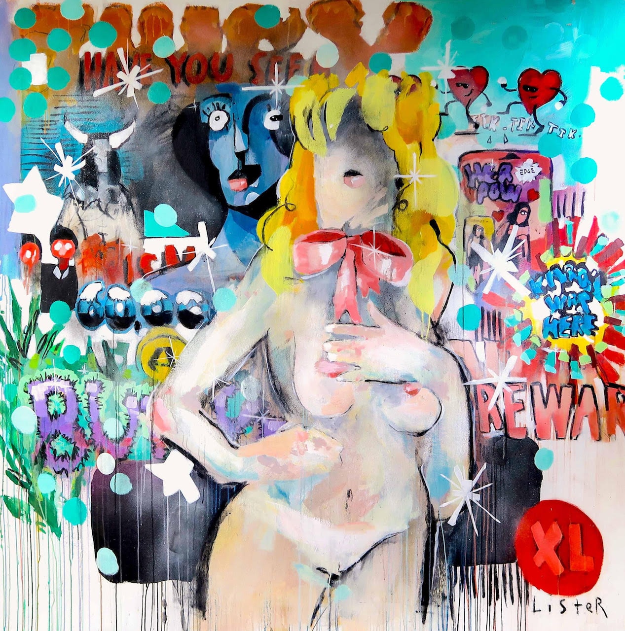 anthony lister culture is over exhibition artworks paintings sydney australia