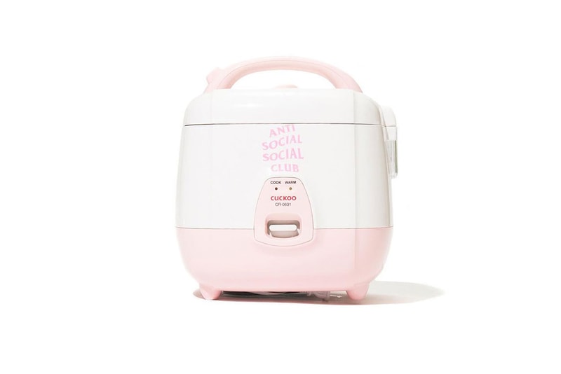 Anti Social Social Club x Cuckoo Rice Cooker home accessories neek lurk korea kitchen appliances 