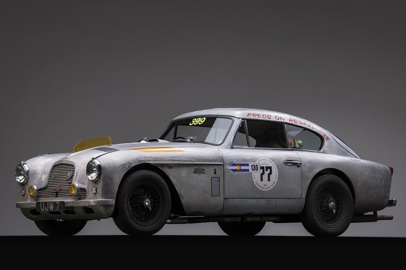 Aston Martin DB2/4 MKII 1957 RM Sotheby's Auction British Car Heritage Automotive David Brown Design Rally Racer Bare-Metal Bodywork 2013 Mille Miglia AM300/1293 