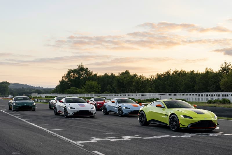 Aston Martin Vantage Heritage Racing Editions Racecar Blue Green Silver Q by Aston Martin