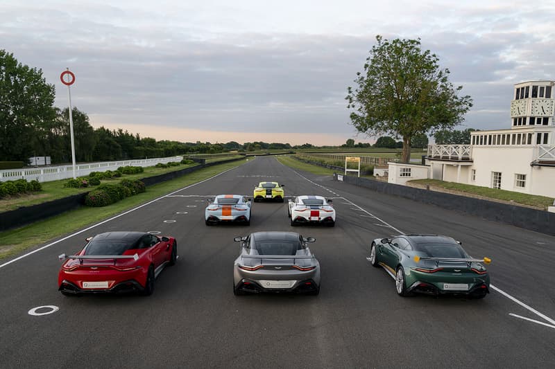 Aston Martin Vantage Heritage Racing Editions Racecar Blue Green Silver Q by Aston Martin