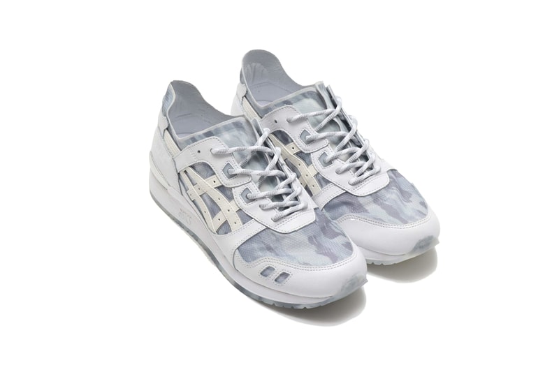 atmos x ASICS GEL-Lyte III "NEXKIN" Collab Shoe sneaker release info date buy colorway august 3 2019 1191A339-100 101 exclusive camouflage