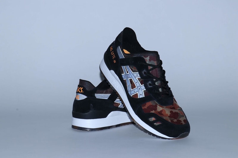 atmos x ASICS GEL-Lyte III "NEXKIN" Collab Shoe sneaker release info date buy colorway august 3 2019 1191A339-100 101 exclusive camouflage