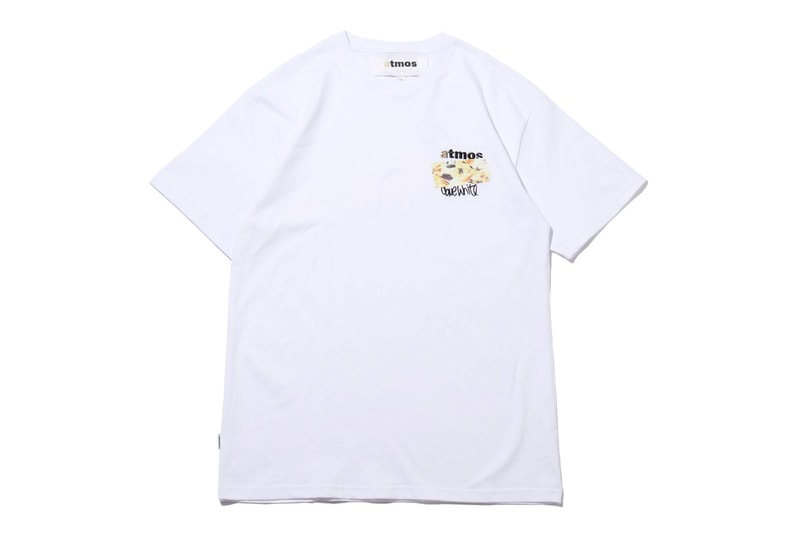 atmos David White Capsule Collection Limited Edition Japan Tees Hats Bags Shorts White Black Animals Water bottles Tigers Exhibition Pop-Up Store Gallery Flagship Sendagaya Shibuyaku Toyko 