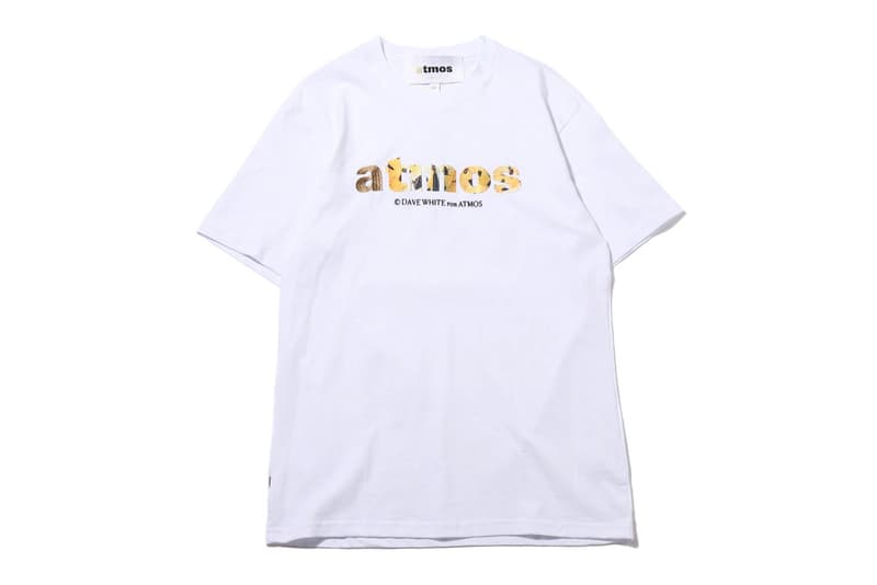 atmos David White Capsule Collection Limited Edition Japan Tees Hats Bags Shorts White Black Animals Water bottles Tigers Exhibition Pop-Up Store Gallery Flagship Sendagaya Shibuyaku Toyko