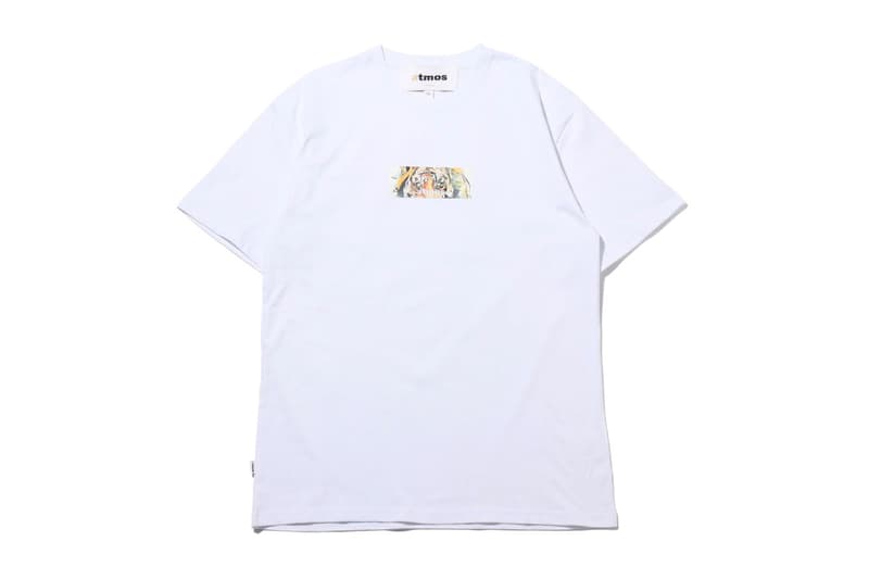 atmos David White Capsule Collection Limited Edition Japan Tees Hats Bags Shorts White Black Animals Water bottles Tigers Exhibition Pop-Up Store Gallery Flagship Sendagaya Shibuyaku Toyko