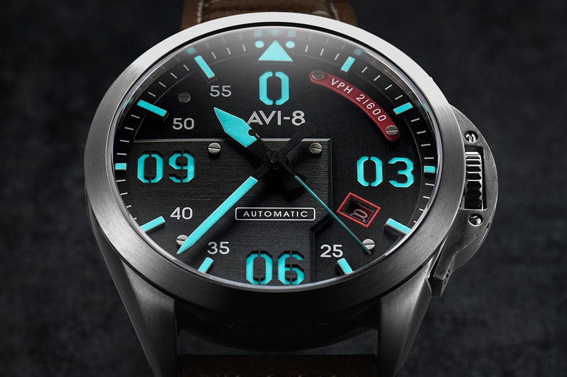 AVI-8 Create a P-51 Mustang Inspired Timepiece Fashion Watches Hand Made Aviation North American Leather Strap Detailing Hypebeast Streetwear