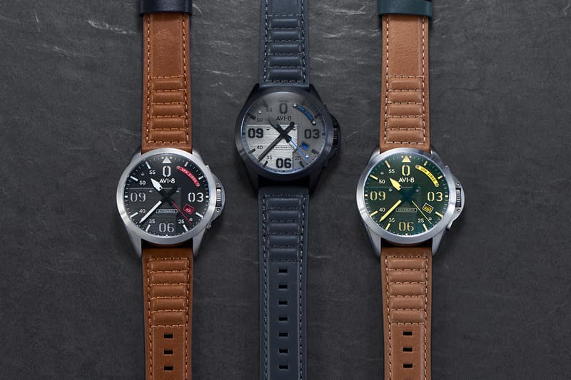 AVI-8 Create a P-51 Mustang Inspired Timepiece Fashion Watches Hand Made Aviation North American Leather Strap Detailing Hypebeast Streetwear
