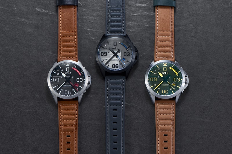 AVI-8 Create a P-51 Mustang Inspired Timepiece Fashion Watches Hand Made Aviation North American Leather Strap Detailing Hypebeast Streetwear