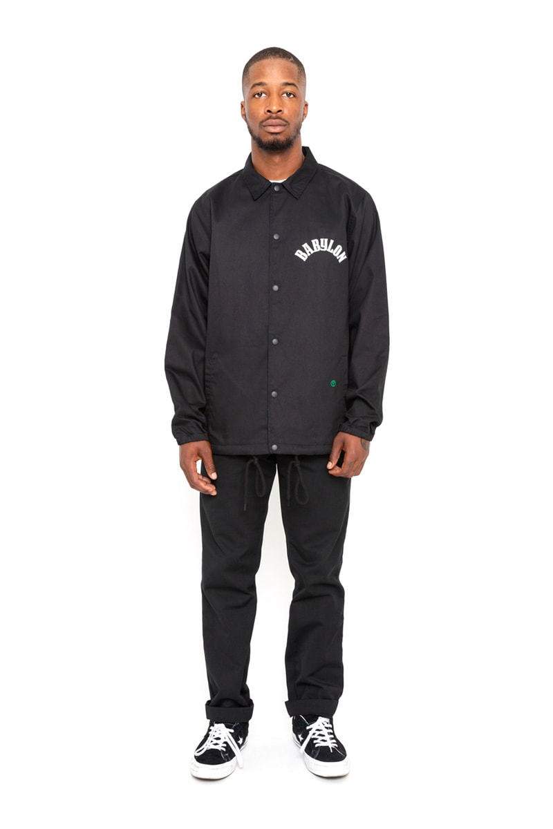 BABYLON LA Spring Summer 2019 Collection lookbook graphic pieces black and white skulls x rays roses peace sign west coast pants tees long sleeves acid wash long sleeves