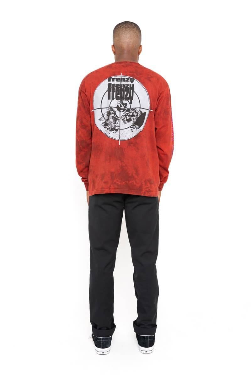 BABYLON LA Spring Summer 2019 Collection lookbook graphic pieces black and white skulls x rays roses peace sign west coast pants tees long sleeves acid wash long sleeves