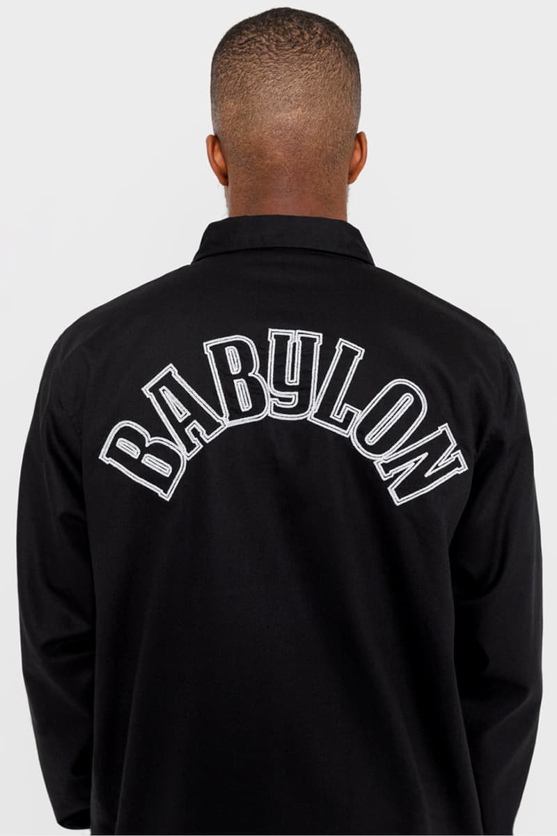 BABYLON LA Spring Summer 2019 Collection lookbook graphic pieces black and white skulls x rays roses peace sign west coast pants tees long sleeves acid wash long sleeves