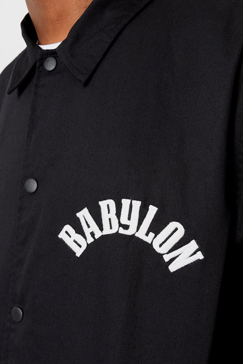 BABYLON LA Spring Summer 2019 Collection lookbook graphic pieces black and white skulls x rays roses peace sign west coast pants tees long sleeves acid wash long sleeves
