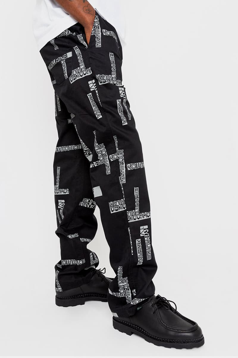 BABYLON LA Spring Summer 2019 Collection lookbook graphic pieces black and white skulls x rays roses peace sign west coast pants tees long sleeves acid wash long sleeves