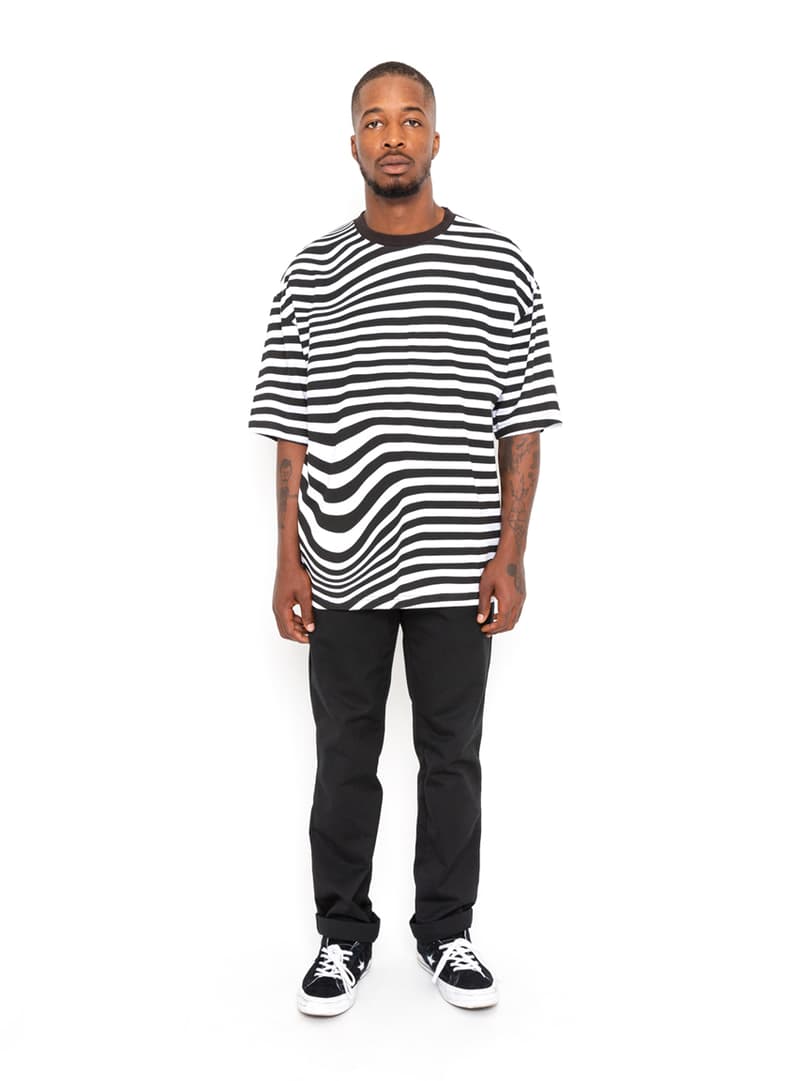 BABYLON LA Spring Summer 2019 Collection lookbook graphic pieces black and white skulls x rays roses peace sign west coast pants tees long sleeves acid wash long sleeves