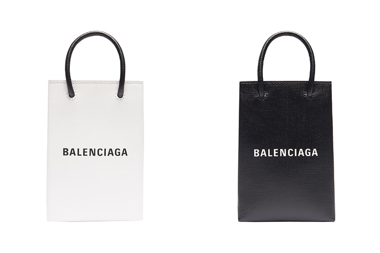 Balenciaga Drops Paper Bag-Inspired Smartphone-Carrying Totes