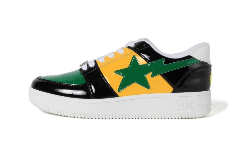 BAPE Color Block BAPESTA Low Release spring summer 2019 a bathing ape sneakers orange pink sta motive navy blue 