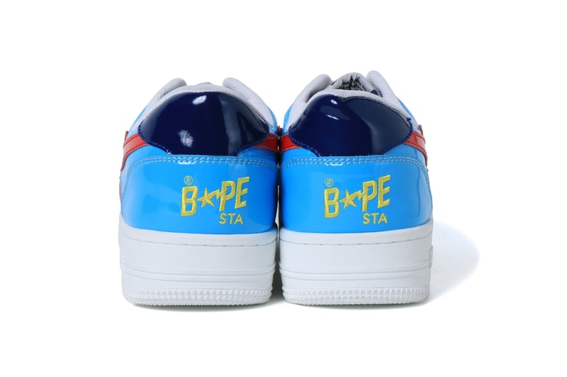 BAPE Color Block BAPESTA Low Release spring summer 2019 a bathing ape sneakers orange pink sta motive navy blue 