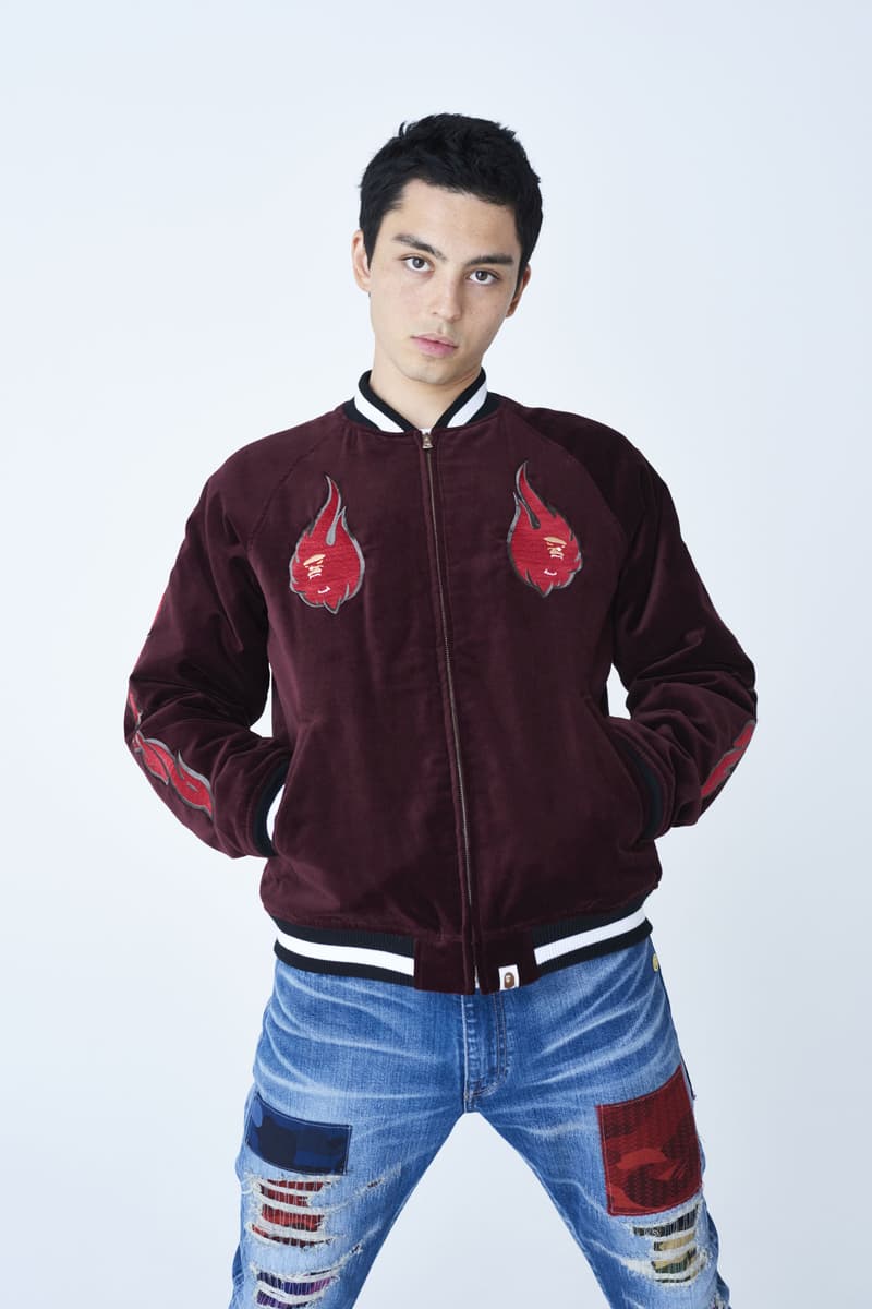 BAPE Fall/Winter 2019 Collection Lookbook a bathing ape camo prints jackets shark masks hoodies nigo