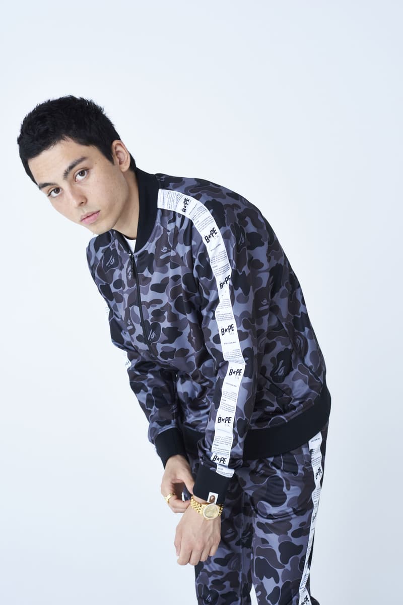 BAPE Fall/Winter 2019 Collection Lookbook a bathing ape camo prints jackets shark masks hoodies nigo