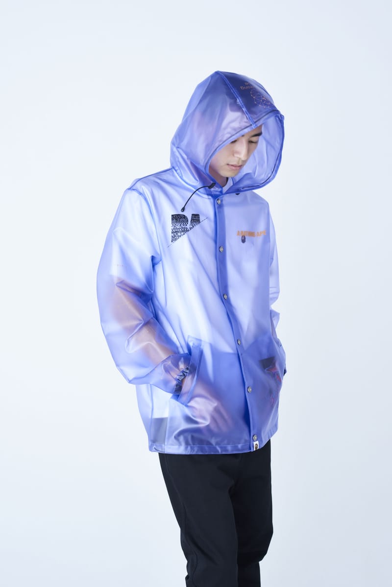 bathing ape rain jacket