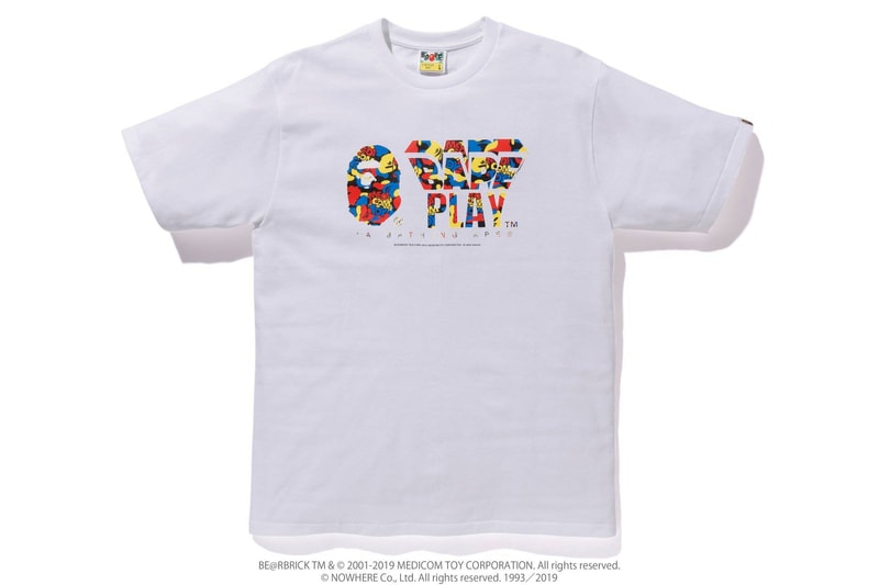 Medicom Toy x BAPE SS19 Capsule a bathing ape shark hoodie bearbrick t-shirts pillows accessories hoodies