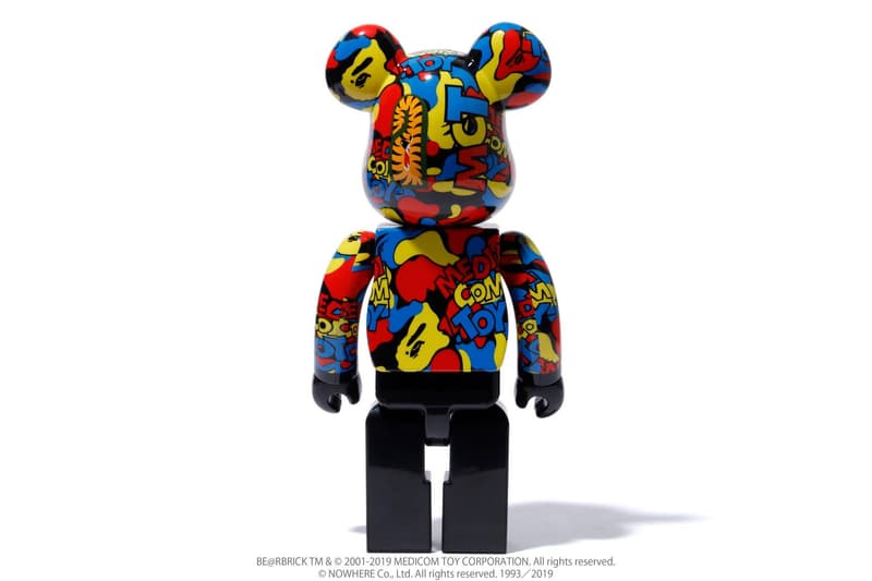 Medicom Toy x BAPE SS19 Capsule a bathing ape shark hoodie bearbrick t-shirts pillows accessories hoodies