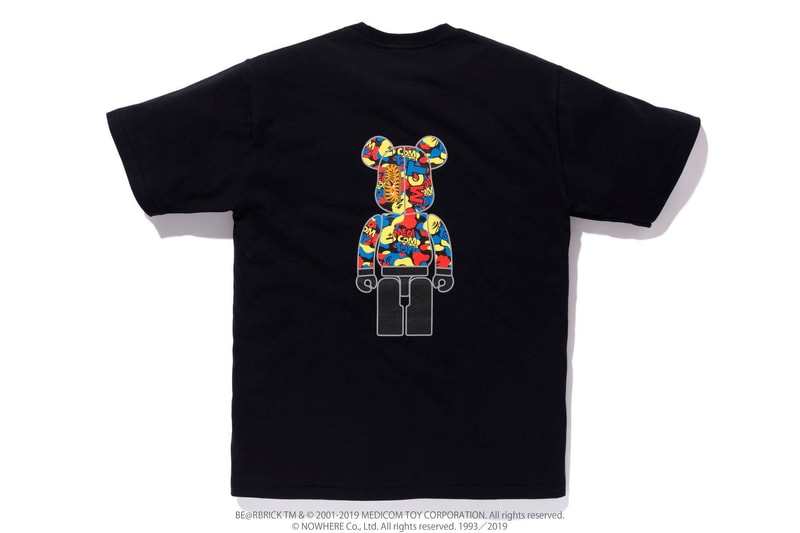 Medicom Toy x BAPE SS19 Capsule a bathing ape shark hoodie bearbrick t-shirts pillows accessories hoodies