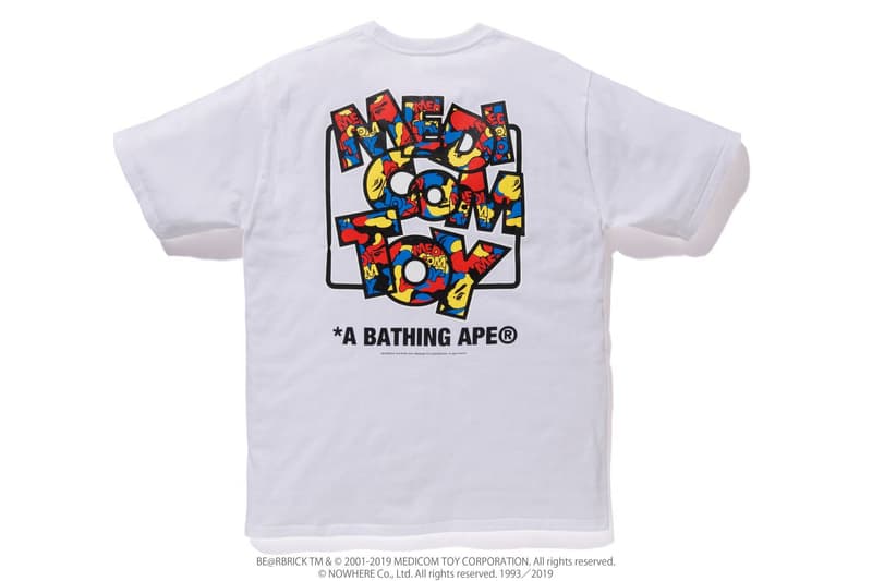 Medicom Toy x BAPE SS19 Capsule a bathing ape shark hoodie bearbrick t-shirts pillows accessories hoodies