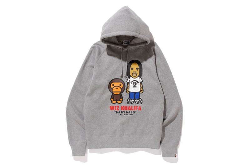 A BATHING APE Wiz Khalifa コラボ ロンT 白 M