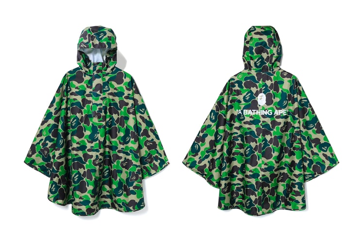 BAPE Drops ABC CAMO Rain Poncho