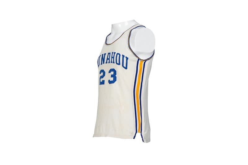 Barack Obama S Punahou Basketball Jersey Auction Hypebeast