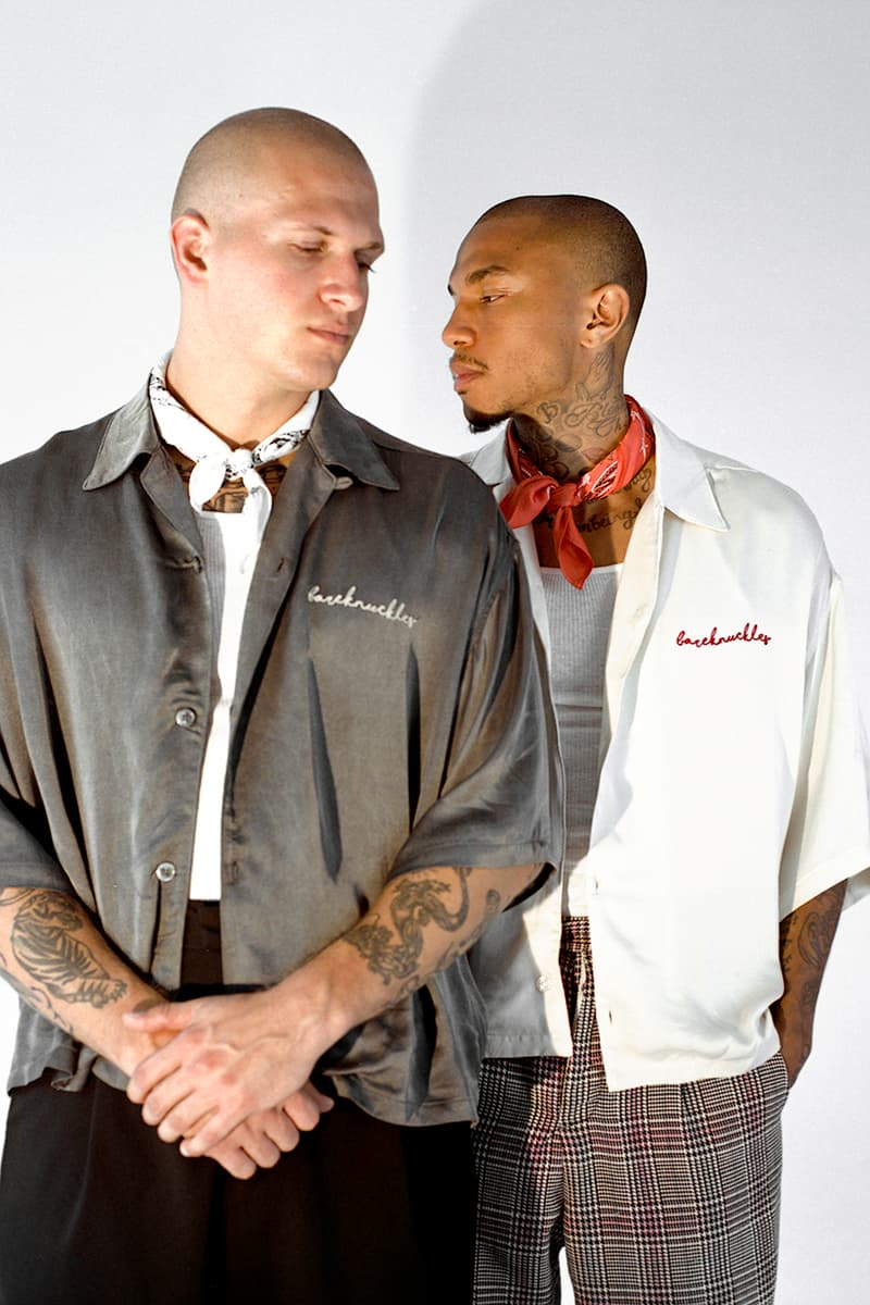 BARE KNUCKLES Collection Three Seasonal Drop Release Lookbook Jacob Keller Cole McBride Camp Collar Bowling Shirts Flowing Trousers T-Shirts Los Angeles Brand Portland Oregon Pop Up Store