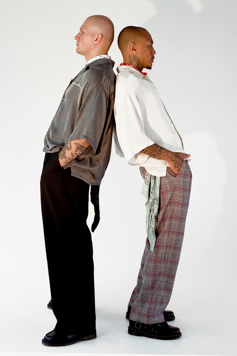 BARE KNUCKLES Collection Three Seasonal Drop Release Lookbook Jacob Keller Cole McBride Camp Collar Bowling Shirts Flowing Trousers T-Shirts Los Angeles Brand Portland Oregon Pop Up Store 