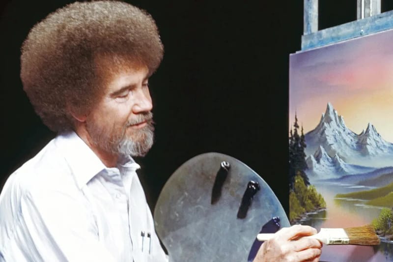This Is Where Most of Bob Ross' Paintings Are Being Kept