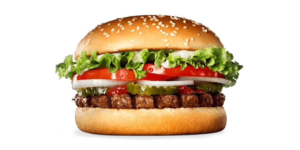 Burger King Sweden 50 50 Plant Or Meat Menu Dare Hypebeast