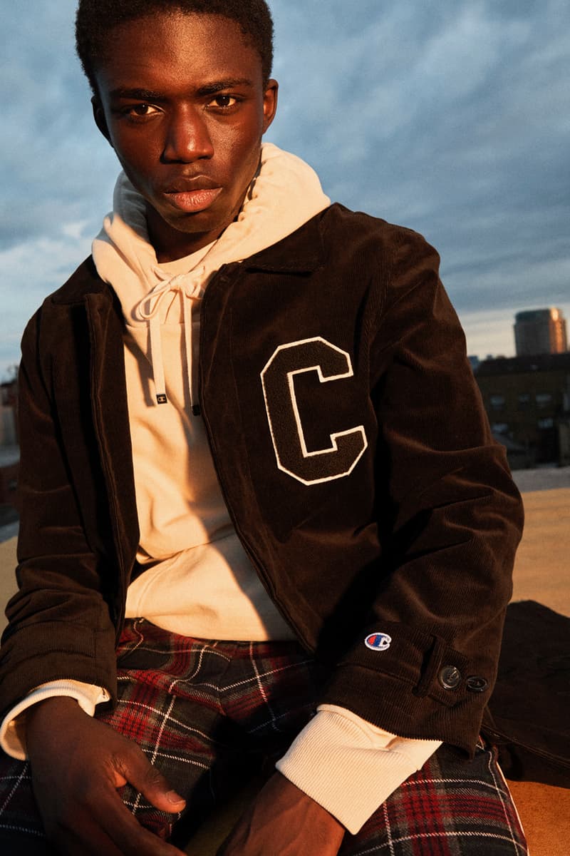 clothsurgeon Champion Fall/Winter 2019 Capsule Collection Varsity Jackets Sweaters Cardigans Letterman Hoodies Red Black White Yellow